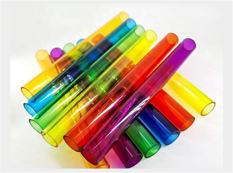 Extrusion Colorful Oem Custom Acrylic Pmma Colored Led Lgp Pipe Clear