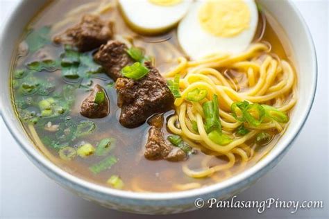 Beef Pares Mami Noodles Recipe - Panlasang Pinoy