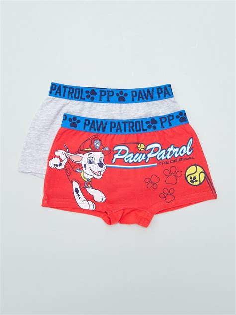 Lot De Boxers Pat Patrouille Rouge Kiabi