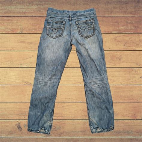 Vintage Y2k Helix Grunge Jeans Mens Boot Cut Denim Pants 32x32 Ebay