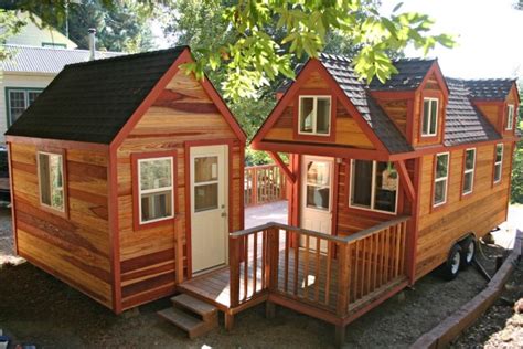 Tiny House on Wheels with a Studio Shed and Connecting Porch - Tiny ...