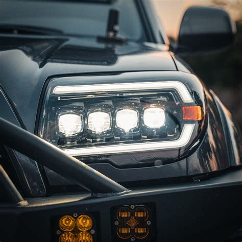 03 09 Toyota 4runner Nova Series Led Projector Headlights Alpha Black