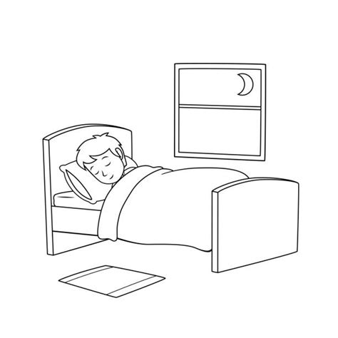 Sleeping Clipart Black And White