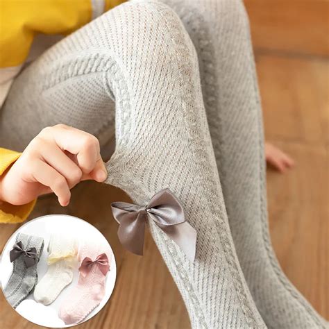 Medias Rosadas Lindas Del Bowknot Para Las Muchachas Del Verano De