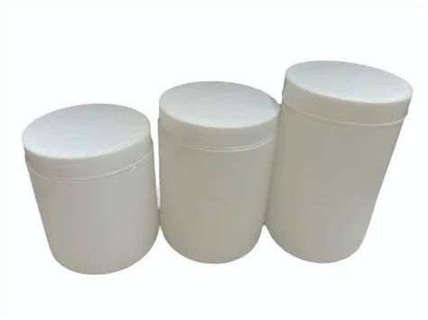 500 Gms HDPE Milky White Protein Powder Packing Jars At Rs 11 Piece