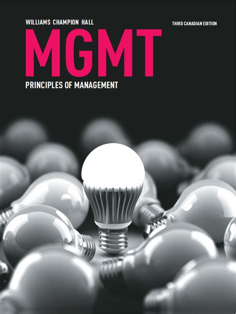 Ebook Pdf Mgmt Principles Of Management Rd Canadian Edition By