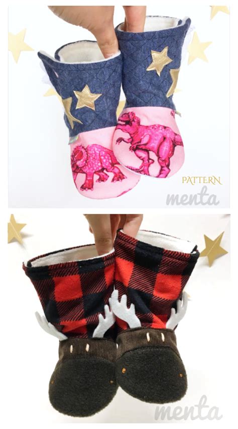 35 Free Sewing Pattern Slipper Boots Dariusabuzer