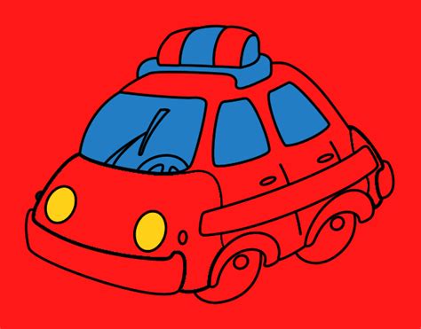 Dibujo De Coche Patrulla Pintado Por En Dibujos Net El D A A