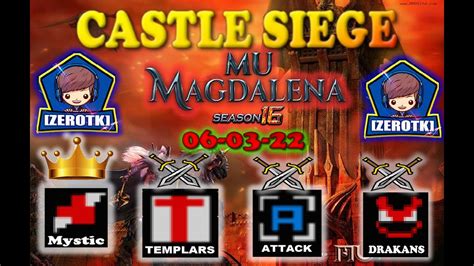 EN VIVOEVENTO CASTLE SIEGE MU MAGDALENA S16 YouTube