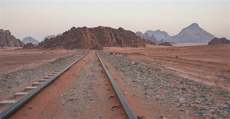 This Scene In The Desert Of Wadi Rum In Southern Jordan Near The