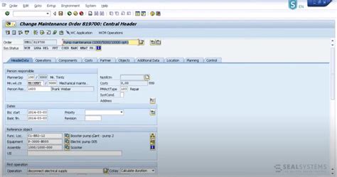 Comment Joindre Des Documents Vos Ordres De Maintenance Sap Seal