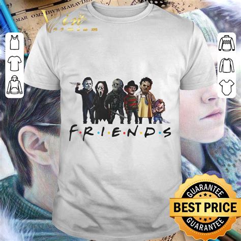 Funny Friends Tv Show Michael Myers Ghostface Jason Freddy Chucky Shirt