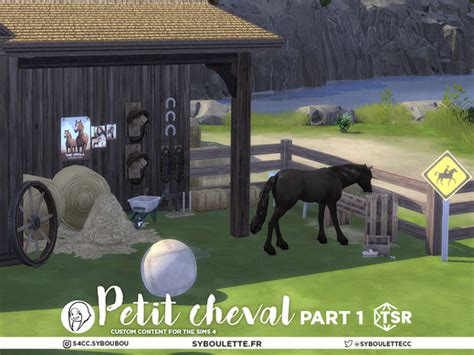 The Sims Resource Petit Cheval Wheelbarrow Horse