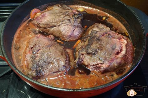 Joues De Boeuf Confites Au Vin Rouge Recette Pour 6