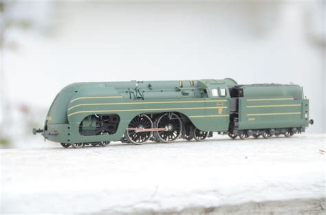 Brass Department Philotrain SNCB Type 12 001 Streamlined Steam Locomotive