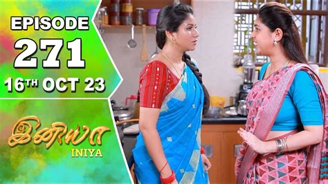 Iniya Serial Episode Th Oct Alya Manasa Rishi