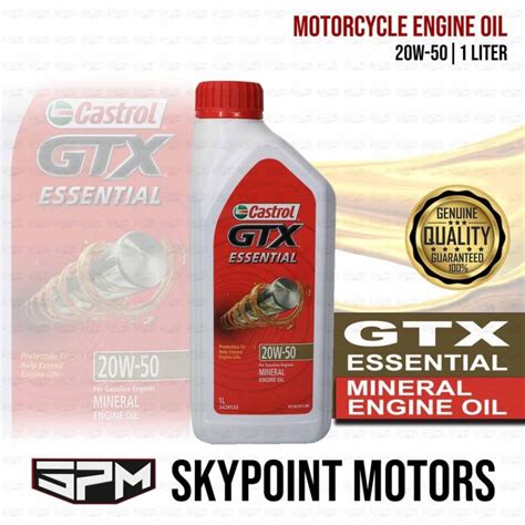 Castrol Gtx Essential W Mineral Engine Oil L