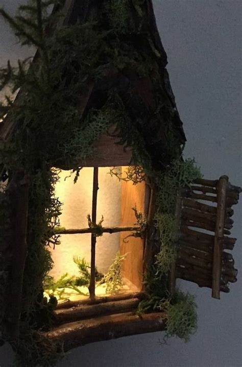 Миниатюрные домики с подсветкой | Decorazioni fiabesche, Casette da ...