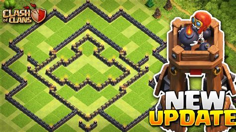 Clash Of Clans - "NEW BOMB TOWER" Town Hall 9 FARMING BASE! - CoC TH9 ...