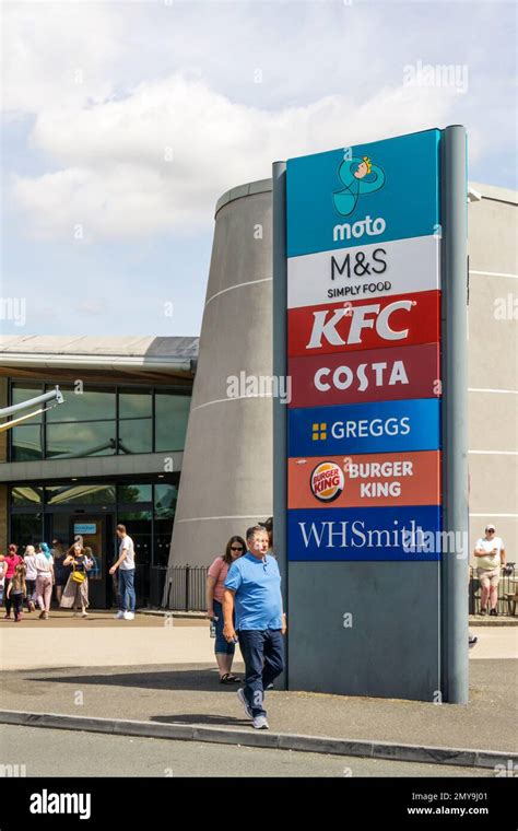 Moto Wetherby Services On The A1 M In North Yorkshire Stock Photo Alamy