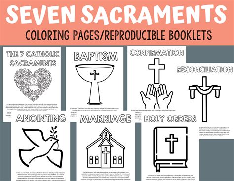 sacraments   catholic church sunday school etsy