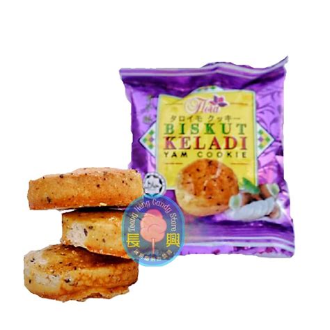 Tsf Biskut Yam Cookies Kuih Raya Sedap 40pcs 香芋酥 Biskut Keladi 280gm