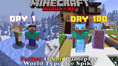 I Survived 100 Days Of Hardcore Minecraft In An Ice Spikes Only World