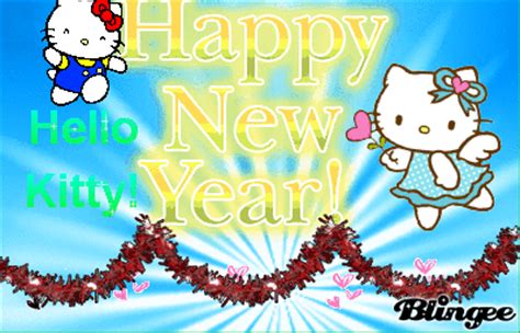 Hello Kitty-Happy New Year! Picture #131659178 | Blingee.com