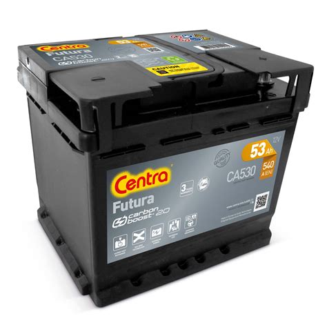 Akumulator Centra FUTURA 53Ah 540A EN PRAWY PLUS