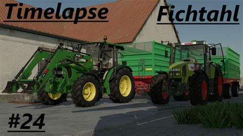 Ls Timelapse Fichtahl Getreide Dreschen Mit Dem Claas Lexion