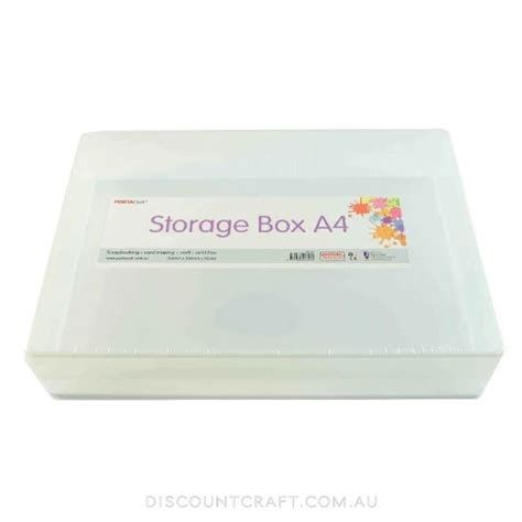 Craft Storage Box A4 216 X 304 X 55mm Discount Craft