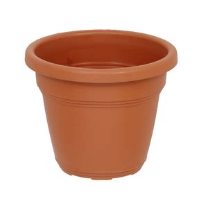 Vaso de Planta Grande em Plástico 42x52cm Marrom Vicenza Desli Leroy