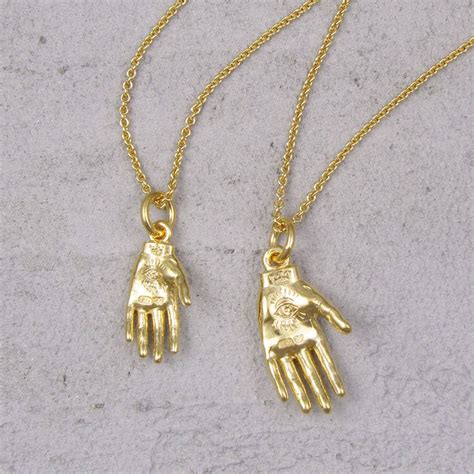 Hand Necklace By Black Pearl Notonthehighstreet