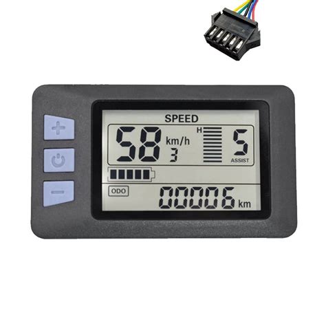 P3H LCD Display Meter Dashboard 24V 60V Electric Bike Meter Display