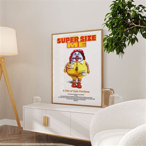 Super Size Me Old Movie Poster: Buy Movie Posters Online – Dessine Art