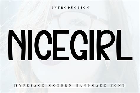 Nice Girl Fuente Por Inermedia STUDIO Creative Fabrica