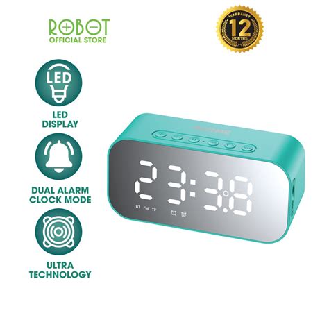 Robot RB170 Bluetooth Wireless Portable Bluetooth Speaker Alarm Digital