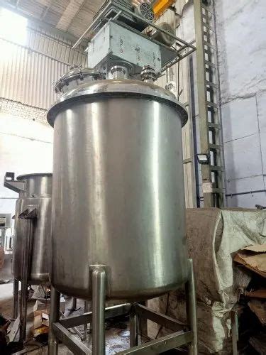 SS Steam Jacketed Vessels For Industrial Capacity 1000 L At Rs