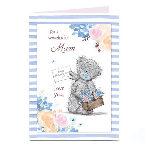 Buy Personalised Tatty Teddy Mother S Day Card Happy Mother S Day Note Mum For Gbp 2 29