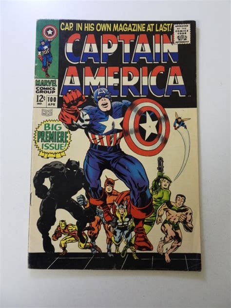 Captain America Fn Vf Condition Comic Books Silver Age