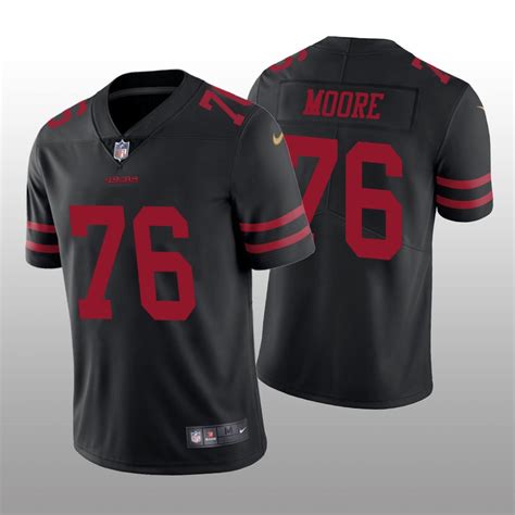 San Francisco 49ers Jaylon Moore Black Jersey Vapor Limited – Men’s ...