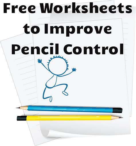 Free Worksheets To Develop Pencil Control And Strengthen Pincer Grip