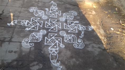 15×15 dots design kolam – Kolams of India