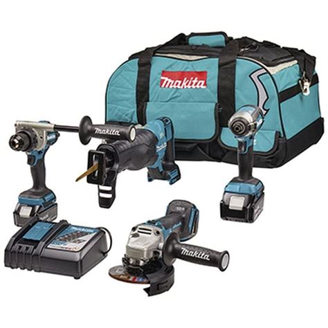 Makita Akku Kombo Kit V Ddf Dtd Dga Djr Ah