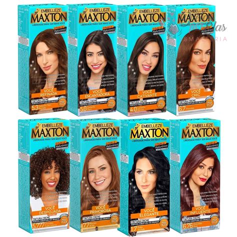 Tinta Tintura De Cabelo Maxton Embelleze Shopee Brasil