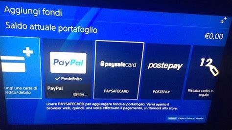 Come Ricaricare Portafoglio PS4 Salvatore Aranzulla