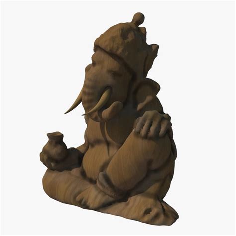 statue ganesha 3d max