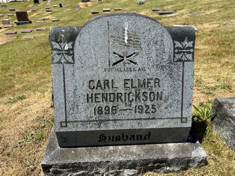 Carl Elmer Hendrickson 1896 1925 Find A Grave Memorial