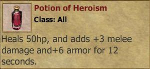 Potion of Heroism - Exiled Kingdoms Wiki