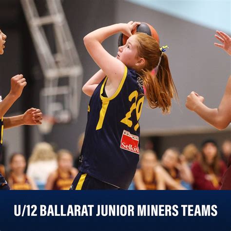 U 12 Ballarat Junior Miners Teams For 2024 Basketball Ballarat